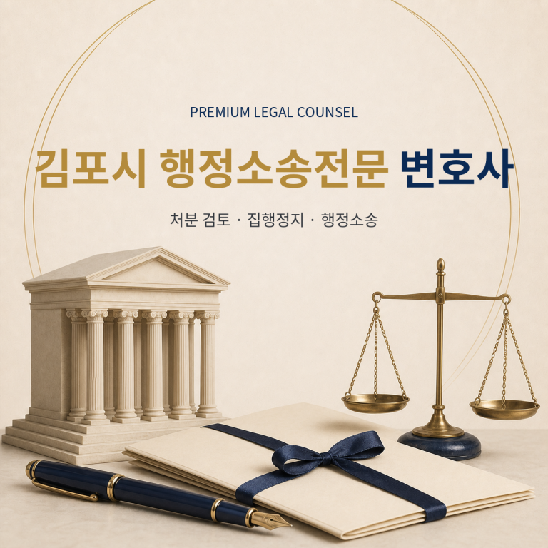 김포시 행정소송전문 변호사